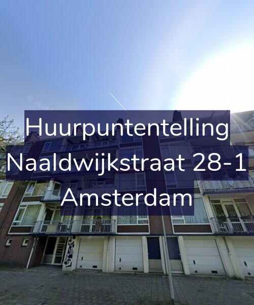 Foto gevel Huurpuntentelling voor Naaldwijkstraat 28-1, Amsterdam