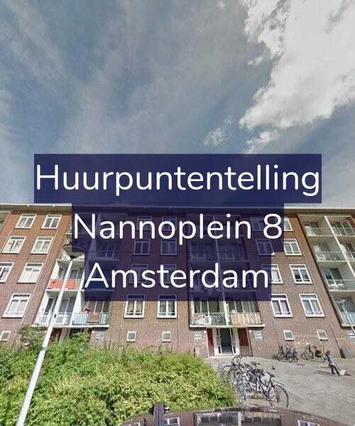 Foto gevel Huurpuntentelling voor Nannoplein 8, Amsterdam