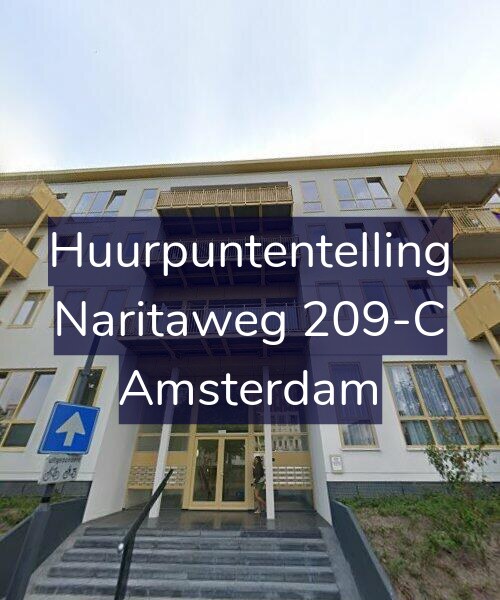 Foto gevel Huurpuntentelling voor Naritaweg 209-C, Amsterdam