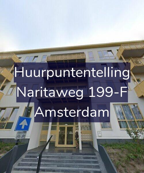 Foto gevel Huurpuntentelling voor Naritaweg 199-F, Amsterdam