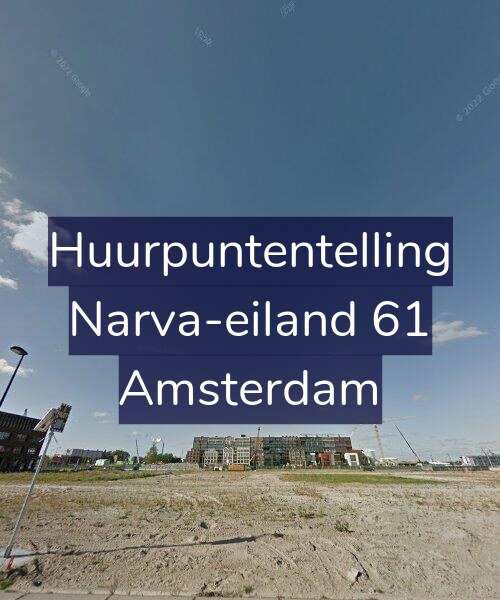 Foto gevel Huurpuntentelling voor Narva-eiland 61, Amsterdam