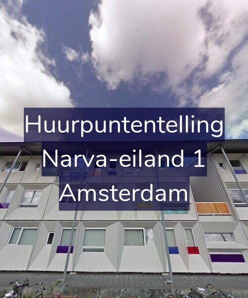 Foto gevel Huurpuntentelling voor Narva-eiland 1, Amsterdam