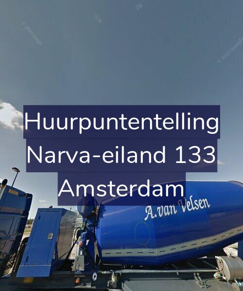 Foto gevel Huurpuntentelling voor Narva-eiland 133, Amsterdam