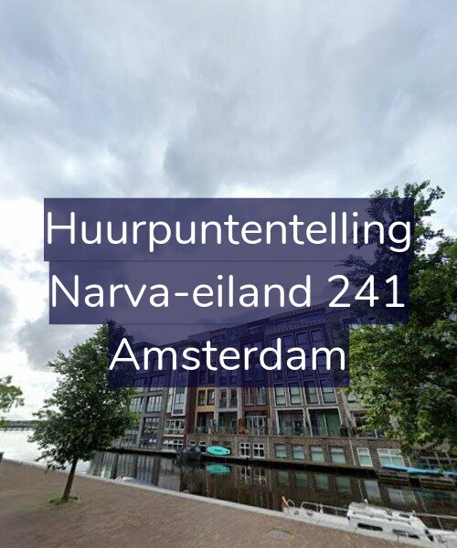 Foto gevel Huurpuntentelling voor Narva-eiland 241, Amsterdam