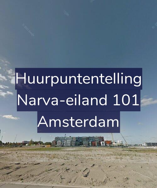 Foto gevel Huurpuntentelling voor Narva-eiland 101, Amsterdam