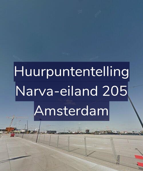 Foto gevel Huurpuntentelling voor Narva-eiland 205, Amsterdam