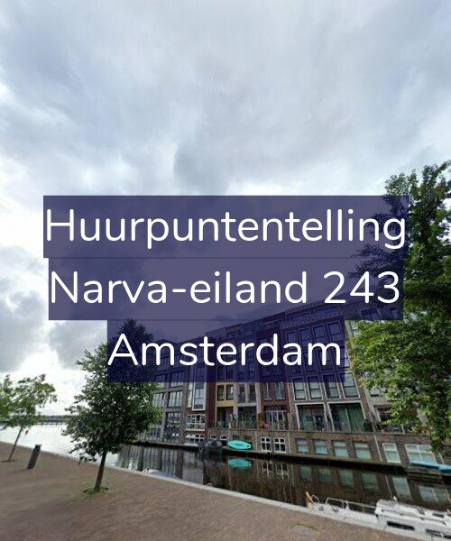 Foto gevel Huurpuntentelling voor Narva-eiland 243, Amsterdam