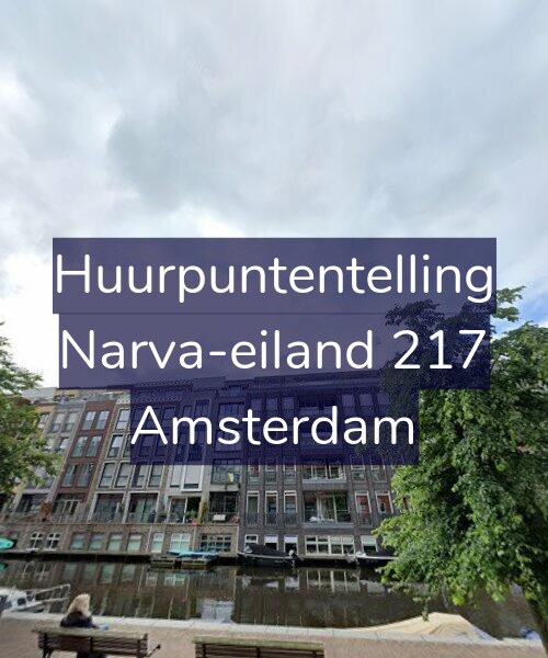 Foto gevel Huurpuntentelling voor Narva-eiland 217, Amsterdam