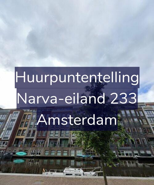 Foto gevel Huurpuntentelling voor Narva-eiland 233, Amsterdam