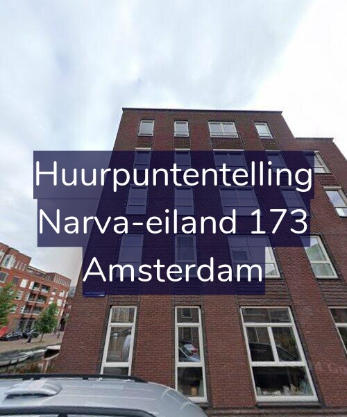 Foto gevel Huurpuntentelling voor Narva-eiland 173, Amsterdam