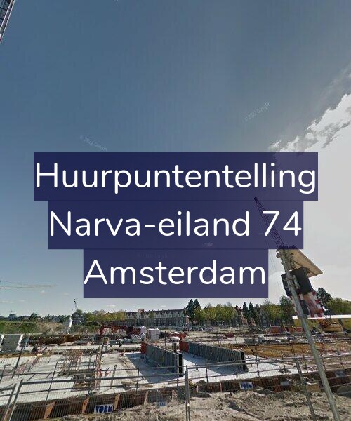 Foto gevel Huurpuntentelling voor Narva-eiland 74, Amsterdam