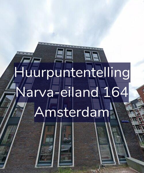 Foto gevel Huurpuntentelling voor Narva-eiland 164, Amsterdam
