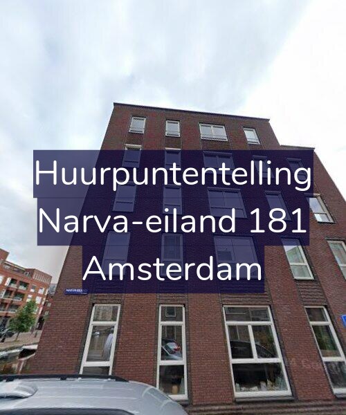 Foto gevel Huurpuntentelling voor Narva-eiland 181, Amsterdam
