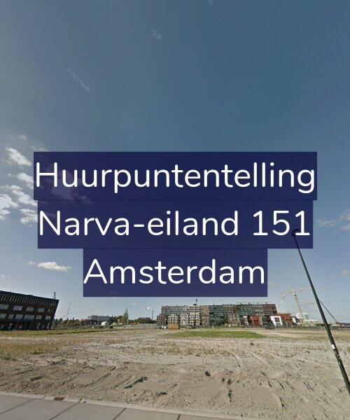 Foto gevel Huurpuntentelling voor Narva-eiland 151, Amsterdam