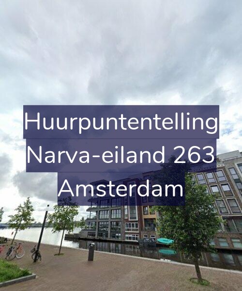 Foto gevel Huurpuntentelling voor Narva-eiland 263, Amsterdam