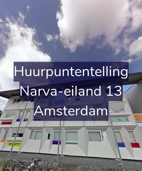 Foto gevel Huurpuntentelling voor Narva-eiland 13, Amsterdam