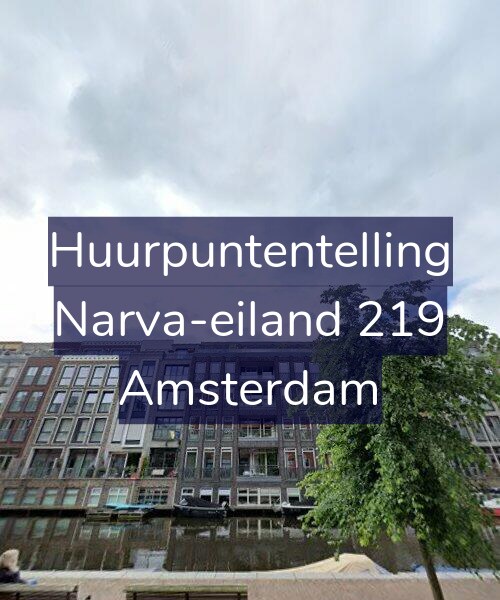 Foto gevel Huurpuntentelling voor Narva-eiland 219, Amsterdam