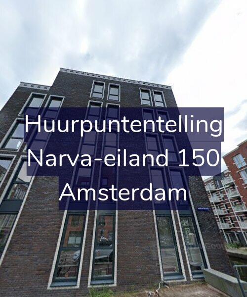 Foto gevel Huurpuntentelling voor Narva-eiland 150, Amsterdam