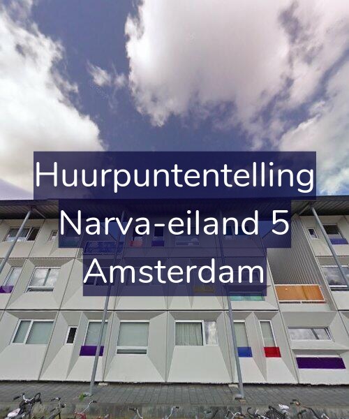 Foto gevel Huurpuntentelling voor Narva-eiland 5, Amsterdam
