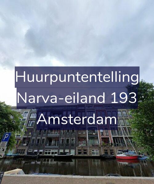Foto gevel Huurpuntentelling voor Narva-eiland 193, Amsterdam