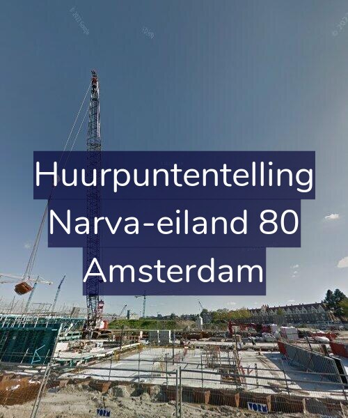 Foto gevel Huurpuntentelling voor Narva-eiland 80, Amsterdam