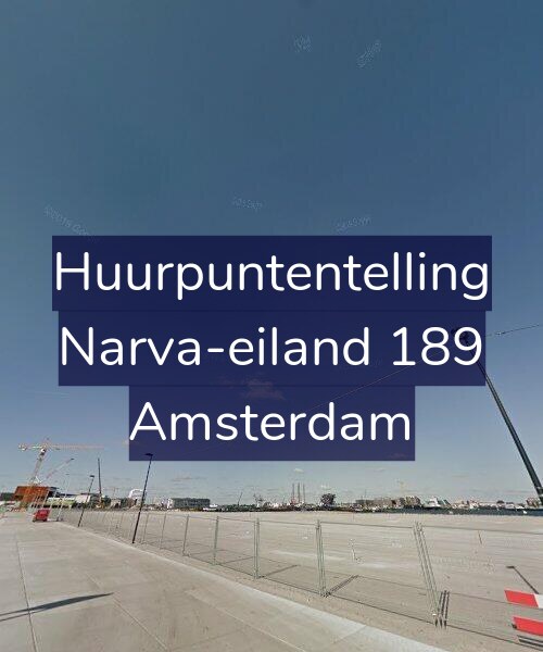 Foto gevel Huurpuntentelling voor Narva-eiland 189, Amsterdam