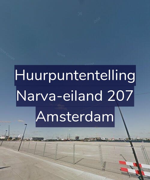 Foto gevel Huurpuntentelling voor Narva-eiland 207, Amsterdam