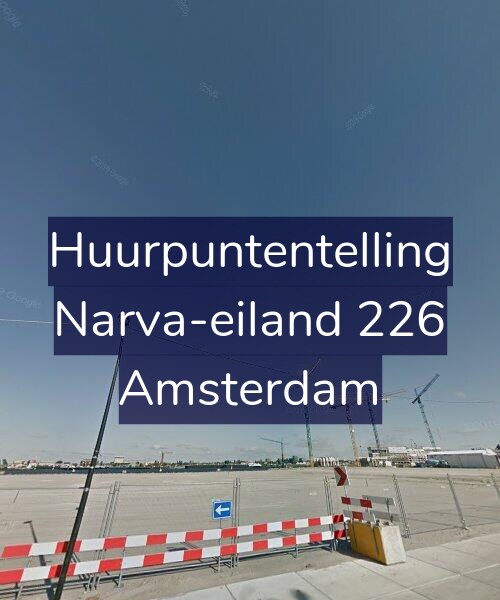 Foto gevel Huurpuntentelling voor Narva-eiland 226, Amsterdam
