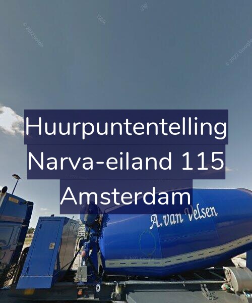 Foto gevel Huurpuntentelling voor Narva-eiland 115, Amsterdam