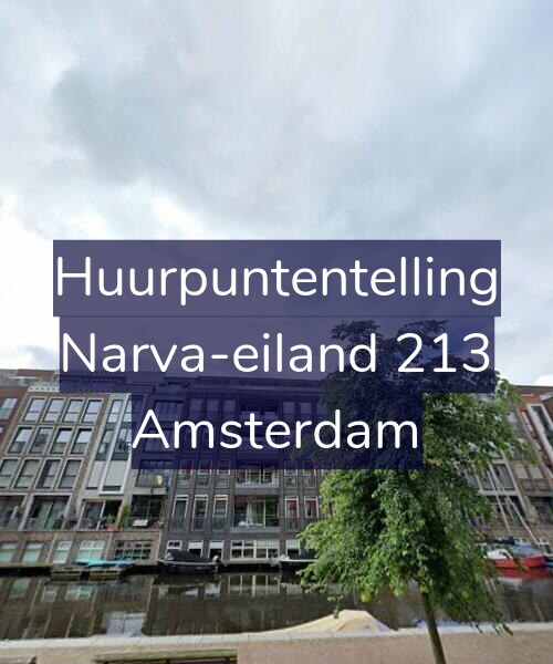 Foto gevel Huurpuntentelling voor Narva-eiland 213, Amsterdam