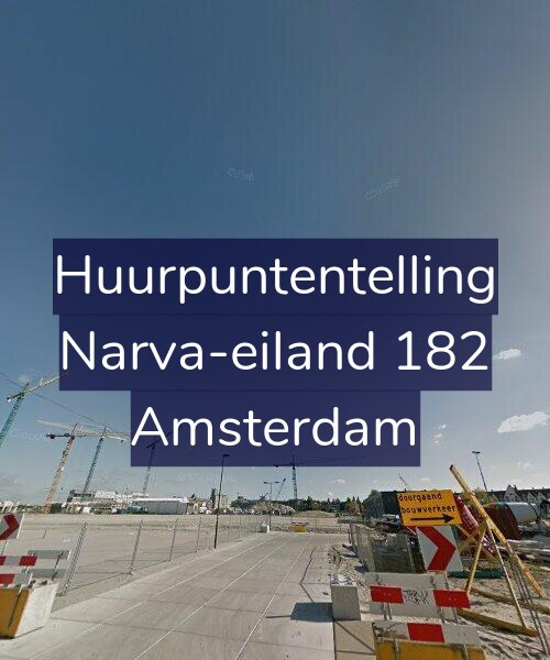 Foto gevel Huurpuntentelling voor Narva-eiland 182, Amsterdam