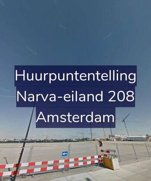 Foto gevel Huurpuntentelling voor Narva-eiland 208, Amsterdam