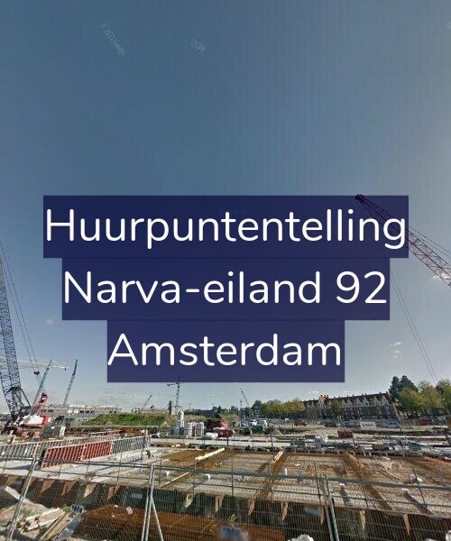 Foto gevel Huurpuntentelling voor Narva-eiland 92, Amsterdam
