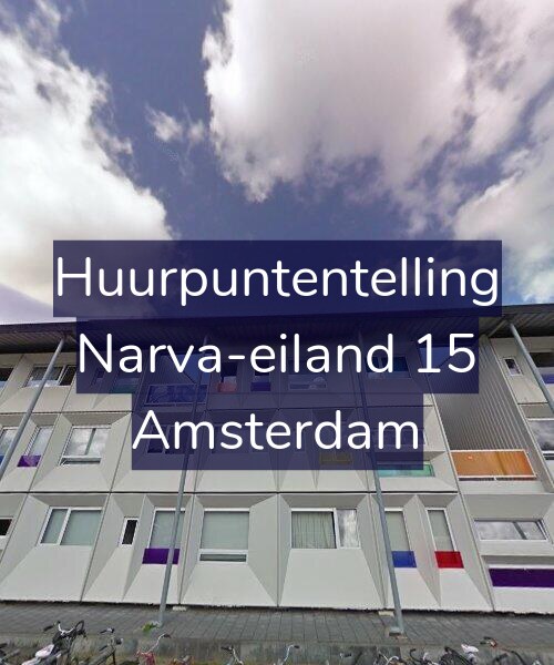 Foto gevel Huurpuntentelling voor Narva-eiland 15, Amsterdam