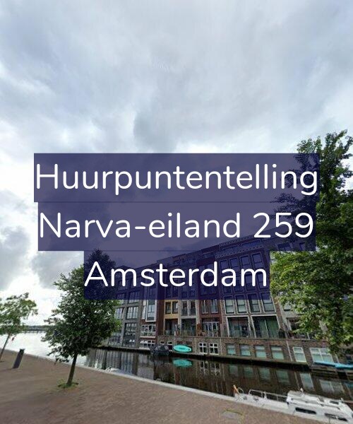 Foto gevel Huurpuntentelling voor Narva-eiland 259, Amsterdam