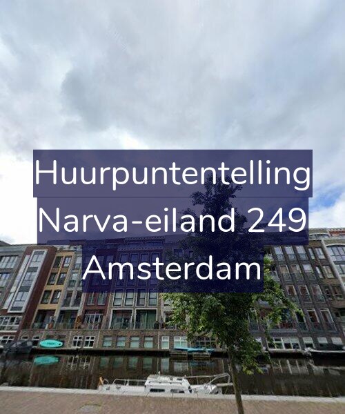 Foto gevel Huurpuntentelling voor Narva-eiland 249, Amsterdam