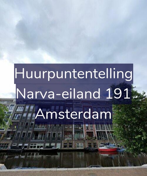 Foto gevel Huurpuntentelling voor Narva-eiland 191, Amsterdam
