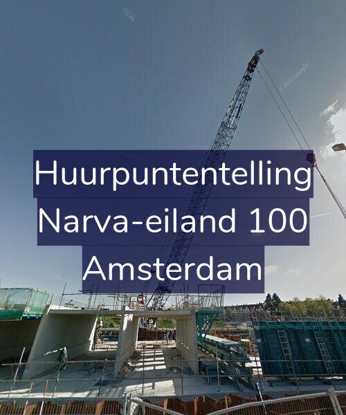 Foto gevel Huurpuntentelling voor Narva-eiland 100, Amsterdam
