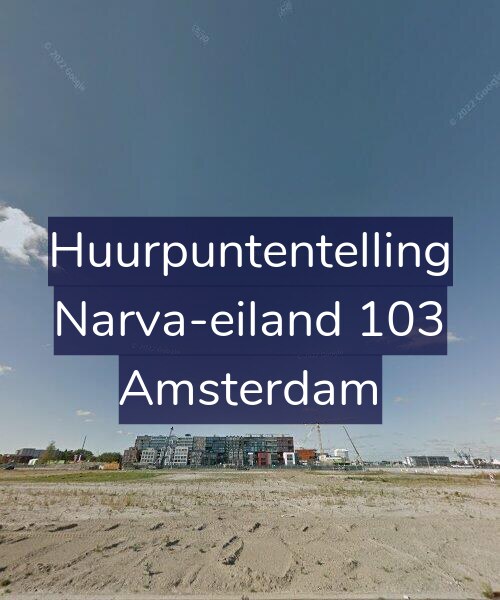 Foto gevel Huurpuntentelling voor Narva-eiland 103, Amsterdam