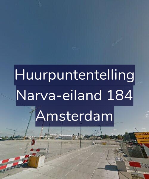 Foto gevel Huurpuntentelling voor Narva-eiland 184, Amsterdam