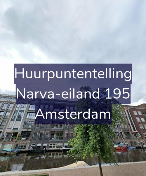 Foto gevel Huurpuntentelling voor Narva-eiland 195, Amsterdam
