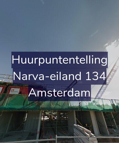 Foto gevel Huurpuntentelling voor Narva-eiland 134, Amsterdam