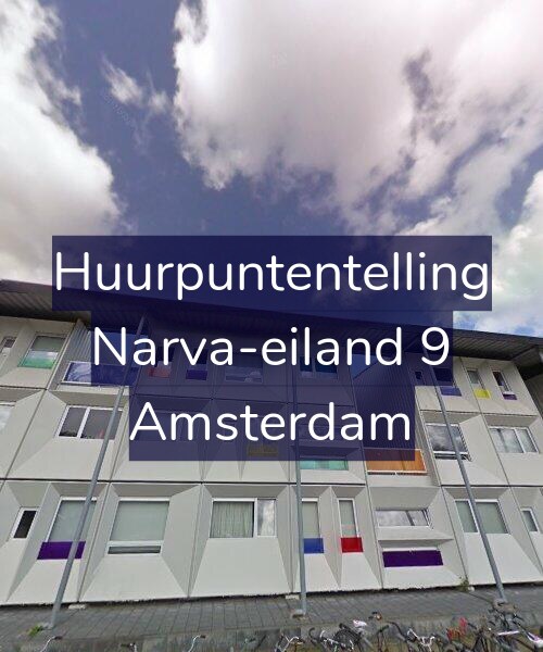 Foto gevel Huurpuntentelling voor Narva-eiland 9, Amsterdam