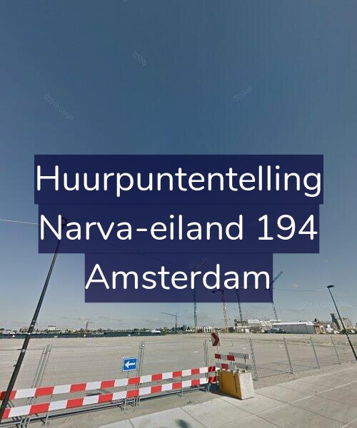 Foto gevel Huurpuntentelling voor Narva-eiland 194, Amsterdam