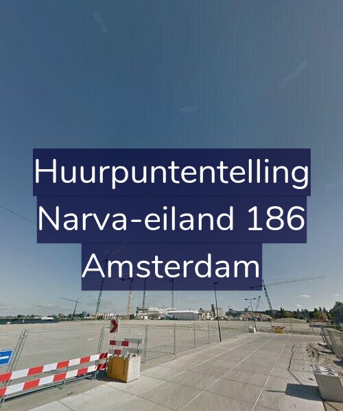 Foto gevel Huurpuntentelling voor Narva-eiland 186, Amsterdam