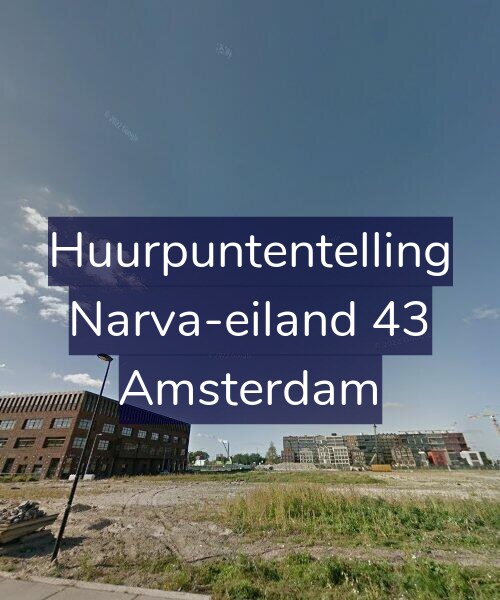 Foto gevel Huurpuntentelling voor Narva-eiland 43, Amsterdam