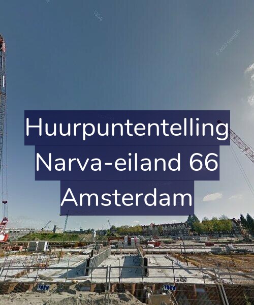 Foto gevel Huurpuntentelling voor Narva-eiland 66, Amsterdam