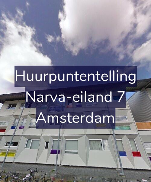 Foto gevel Huurpuntentelling voor Narva-eiland 7, Amsterdam