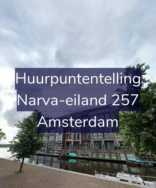 Foto gevel Huurpuntentelling voor Narva-eiland 257, Amsterdam