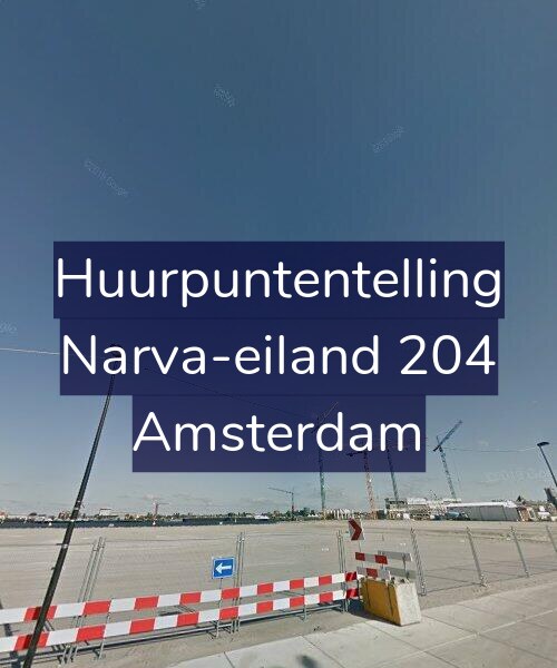 Foto gevel Huurpuntentelling voor Narva-eiland 204, Amsterdam